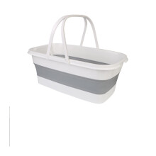 Collapsible Mop Bucket Foldable Portable Basin for Camping Fishing Car Wash and Home Cleaning