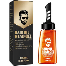 Men's Hair Wax Gel 2 in 1 Design with Comb Long Lasting Hold Non Greasy 100ml Grooming Tool