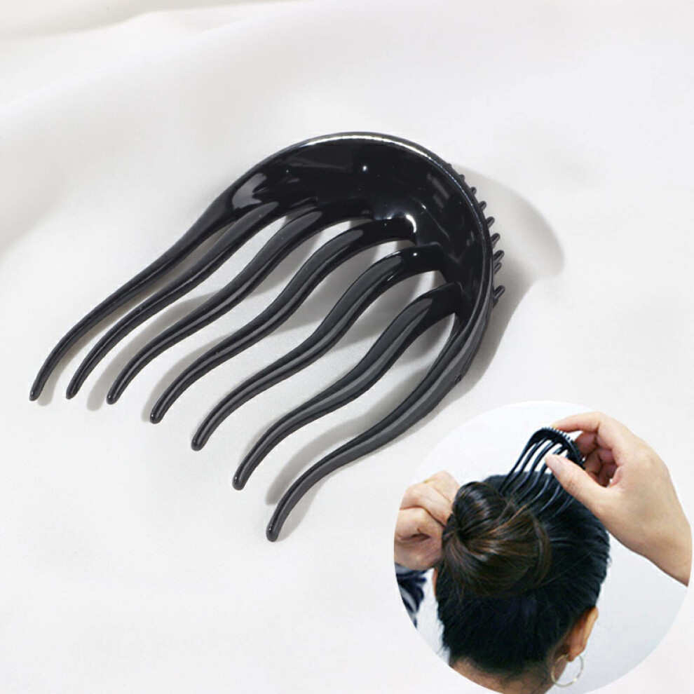 Unisex Hair Styling Comb With Fine Teeth For Professional Salon And Barber Use, Ergonomic Grip, Qb217 1Pcs