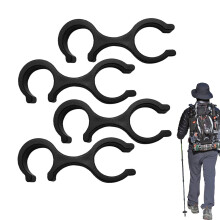 Pole Clips Trekking Pole Clamp  Lever Lock, Rods Buckle Connector Set Of 4