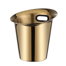 Stainless Steel Double Wall Ice Bucket with Tongs, Insulated Wine Chiller for Home Bar and Parties