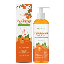 Persimmon Soap for Body Odor - 120ml Gentle Body Wash for Seniors, All Skin Types, Fresh Scent and Odor Neutralizing