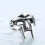 (7)Doom Mask Gladiator Style Ring Metal Silver Stainless Size 7-14 2