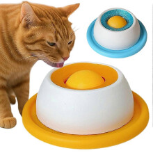 (For cat) Interactive Slow Feeder Dog Bowl - Non-Skid Anti-Vomiting Puzzle Food Bowl for Pets