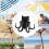Beach Umbrella Hooks with 6 Hooks, AntiSlip Hook for Bag, Clothes, Easy Install 3