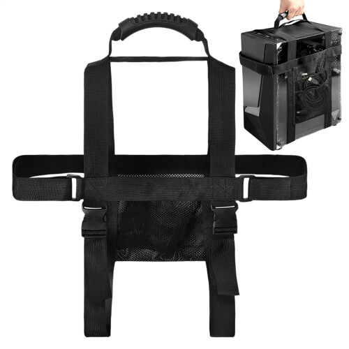 Computer Tower Mount Bracket: Adjustable Desk Harness, Portable Travel Strap  PC Stand Support For Setup, Convenient Transportation Aid, Soluc