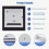 2 Pack 12x12 Inch Metal Access Panel for Drywall Ceiling, RustResistant Hinged Door with Screwdriver Latch 3