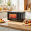 Living And Home 700W 20L Countertop Microwave Oven with Dual Knob 1