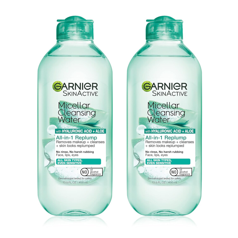 Garnier Micellar Water Makeup Remover 400Ml 2Count