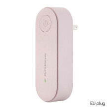 (EU plug, Pink) Ultrasonic Mite Remover - Intelligent Wireless Mite Cleaner with Low Noise, Plug-in for Effective Mite Control