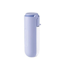420ml LeakProof Dog Water Bottle with Foldable Long Sink for Walking and Travel Blue