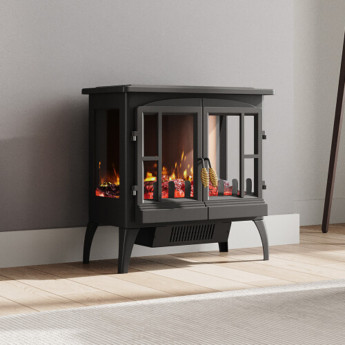 Living And Home Freestanding Electric Fireplace Heater