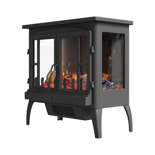 Living And Home Freestanding Electric Fireplace Heater 2