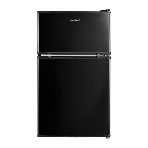 Living And Home 87L Under Counter Fridge Freezer, Black 2