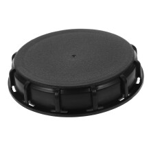 IBC Tank Lid Cover with Reusable Airtight Seal Cap and Grooved Design for Easy Rotation and Storage