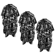 3 Pack Waterproof Barber Cape with Adjustable Buckle for Salon or Home Hair Cutting