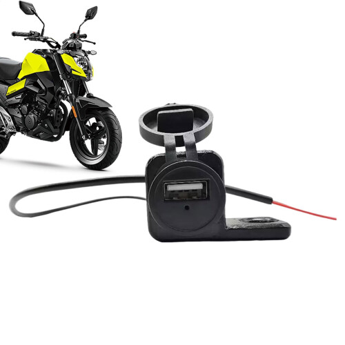 Rainproof Motorcycle USB Charger  Quick Charging, Durable for Outdoor Use