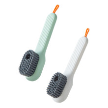 2 Pack Automatic Liquid Dispensing Shoe Cleaning Brush with Soft Bristles for Sneakers