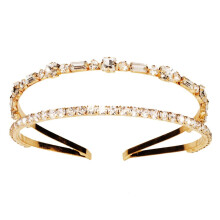 Bridal Tiara with Austrian Crystal Headband for Women, Wedding Rhinestone Crown, Style 2
