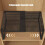 Expandable Stackable Cabinet Organizer  Adjustable Metal Storage Shelf for Kitchen, Bathroom, Pantry, Office, Black 4