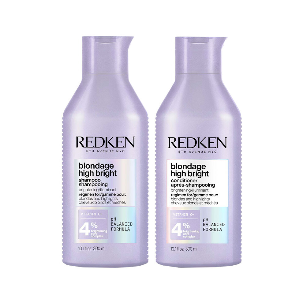 Redken Blondage High Bright Shampoo 300Ml And Conditioner 300Ml Duo