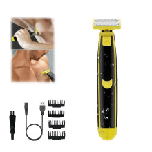 Electric Shaver for Men Wet and Dry with 4 Interchangeable Heads USB Rechargeable Beard Trimmer