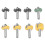 Composition Materials Compatible Router Bit Set Woodworking Tool Adjustable Tongue Groove Bit Set High Quality Materials Robust Bits For Diy Users 3