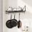 Living And Home (60*24*25cm) Kitchen Wall Mounted Metal Shelf Pan Pot Rack 1