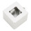 Abreinterruptores MX magnético de aluminio mate, plateado 12