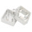 Abreinterruptores MX magnético de aluminio mate, plateado 13