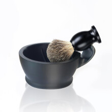Shaving Brush Set for Men with Pure Badger Bristles and Large ShatterResistant Bowl Ideal Gift