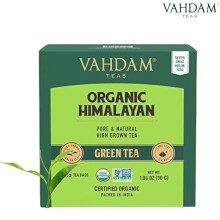 Vahdam Organic Green Tea 15 Tea Bags Himalayan Wellness