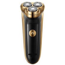 Three Blade Electric Shaver for Men Wet Dry Razor with Performance Motor and Ergonomic Grip