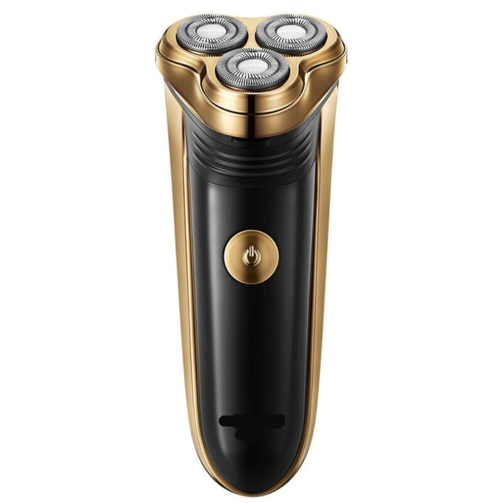 Three Blade Electric Shaver for Men Wet Dry Razor with Performance Motor and Ergonomic Grip