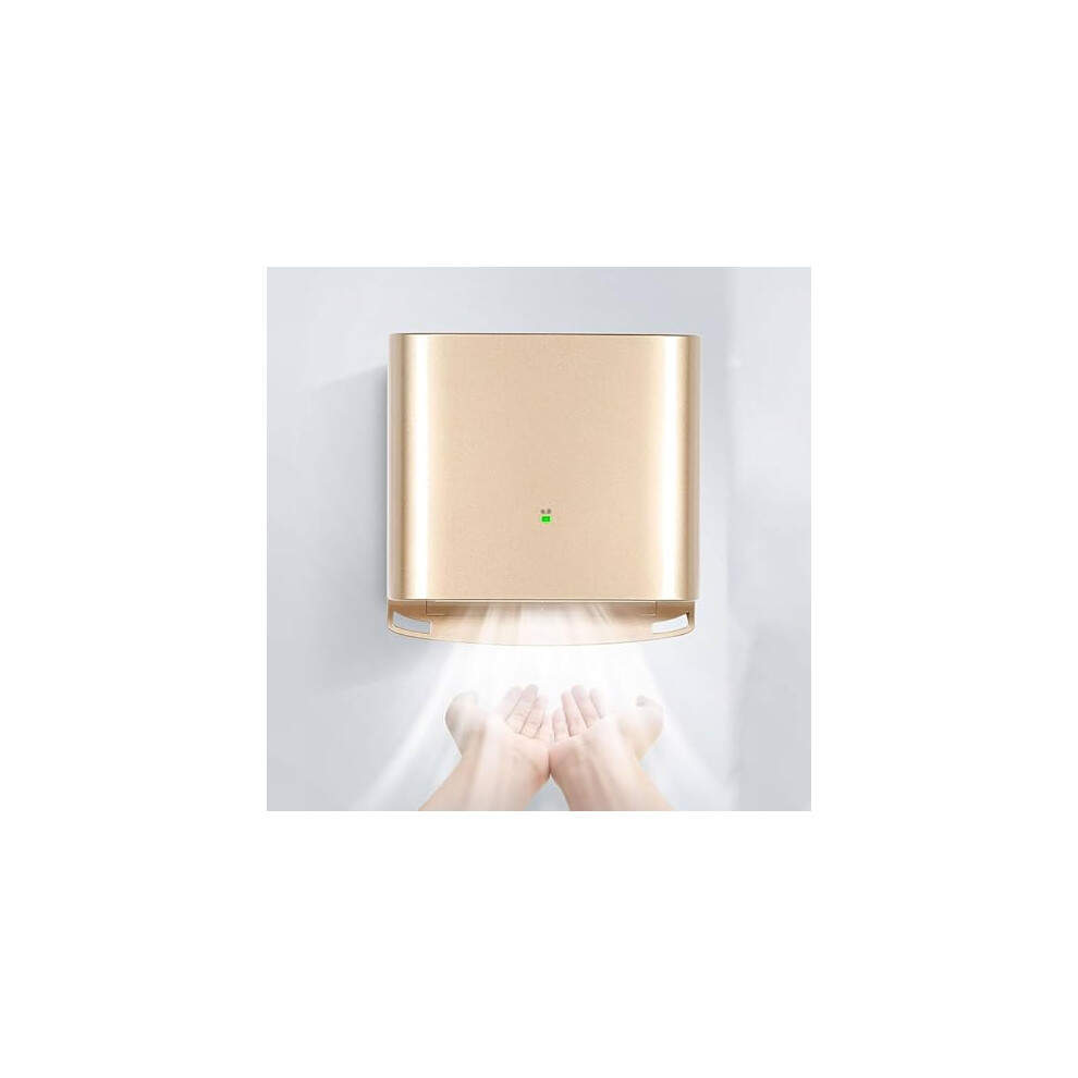 Commercial Automatic Hand Dryer 1250W Wall Mounted Speed Adjustable Hot Cold Air For Bathroom 9164114037169