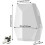 Automatic Hand Dryer 1600W Fast Drying Wall Mounted Quiet NoDrill Bathroom Accessory Black 2