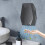 Automatic Hand Dryer 1600W Fast Drying Wall Mounted Quiet NoDrill Bathroom Accessory Black 3