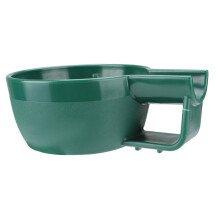 Large Capacity Durable Plastic Shaving Cream Bowl for Men with Ergonomic Grip for Home and Barber