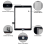 For iPad 9 2021 9th Gen A2602 A2604 Touch Digitizer Screen Replacement+Adhesive White 2