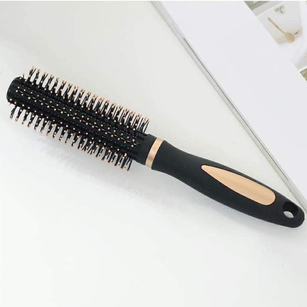 Unisex Professional Volumizing Hair Styling Brush With Curling Comb For Gentle Detangling And Salon Finish