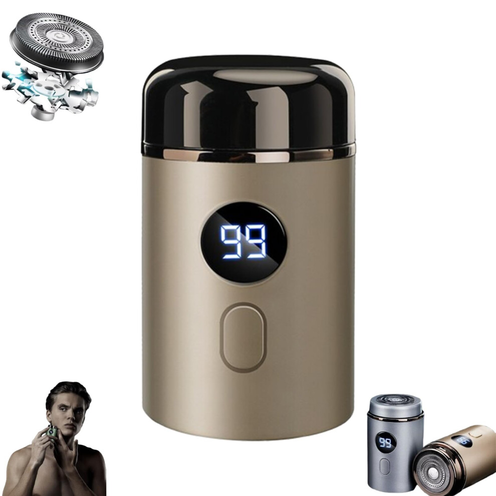 USB Rechargeable Waterproof Electric Shaver for Men with Speed Motor Compact Travel Razor