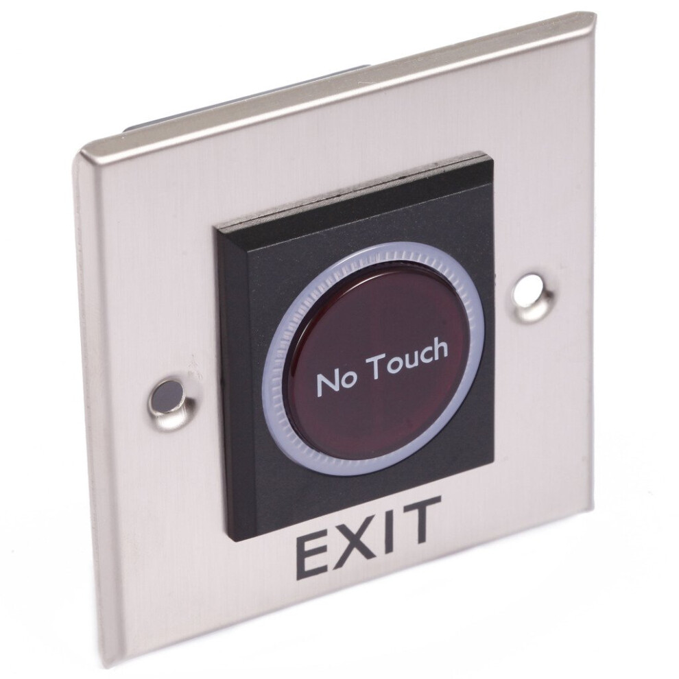 Touchless Infrared Exit Button With Led Backlight Ip55 Waterproof Stainless Steel Access Control 9164114041746