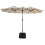 Beige 4.6m Patio Parasol Double Sided Umbrella 4
