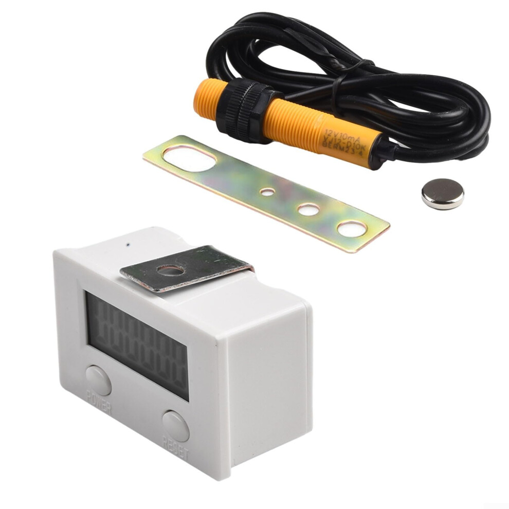 6 Digit Electronic Counter With Magnetic Induction For Printing Textile Accurate Data Recording 9365369421622