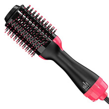 Hot Air Brush Hair Dryer Brush Styler and Volumizer with Negative Ion Technology Black