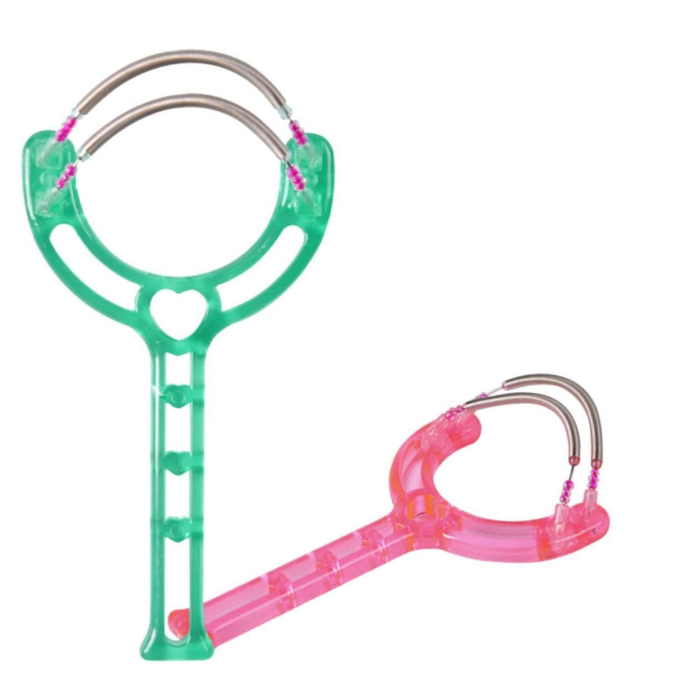 2pcs Facial Hair Removal Spring for Women, Dual Spring Action Manual Epilator, Random Color