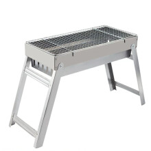 Portable Charcoal Grill Folding BBQ with Carry Handle and Ventilation Holes for Camping Picnic