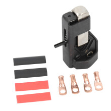 Kabelklemmen-Crimpzange für Batteriekabel, Hammer-Crimpzange mit Druckfeder für festes Vernieten, leicht und tragbar