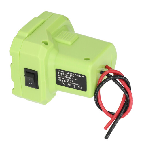 Προσαρμογέας για μπαταρία Ryobi 18V με ασφάλεια και ακροδέκτη, κιτ μετατροπής 1