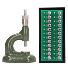 Kit de reparo de relógios com ferramentas para remoção de pinos de mola, matrizes para joias, ferramentas de liga de alumínio resistentes à